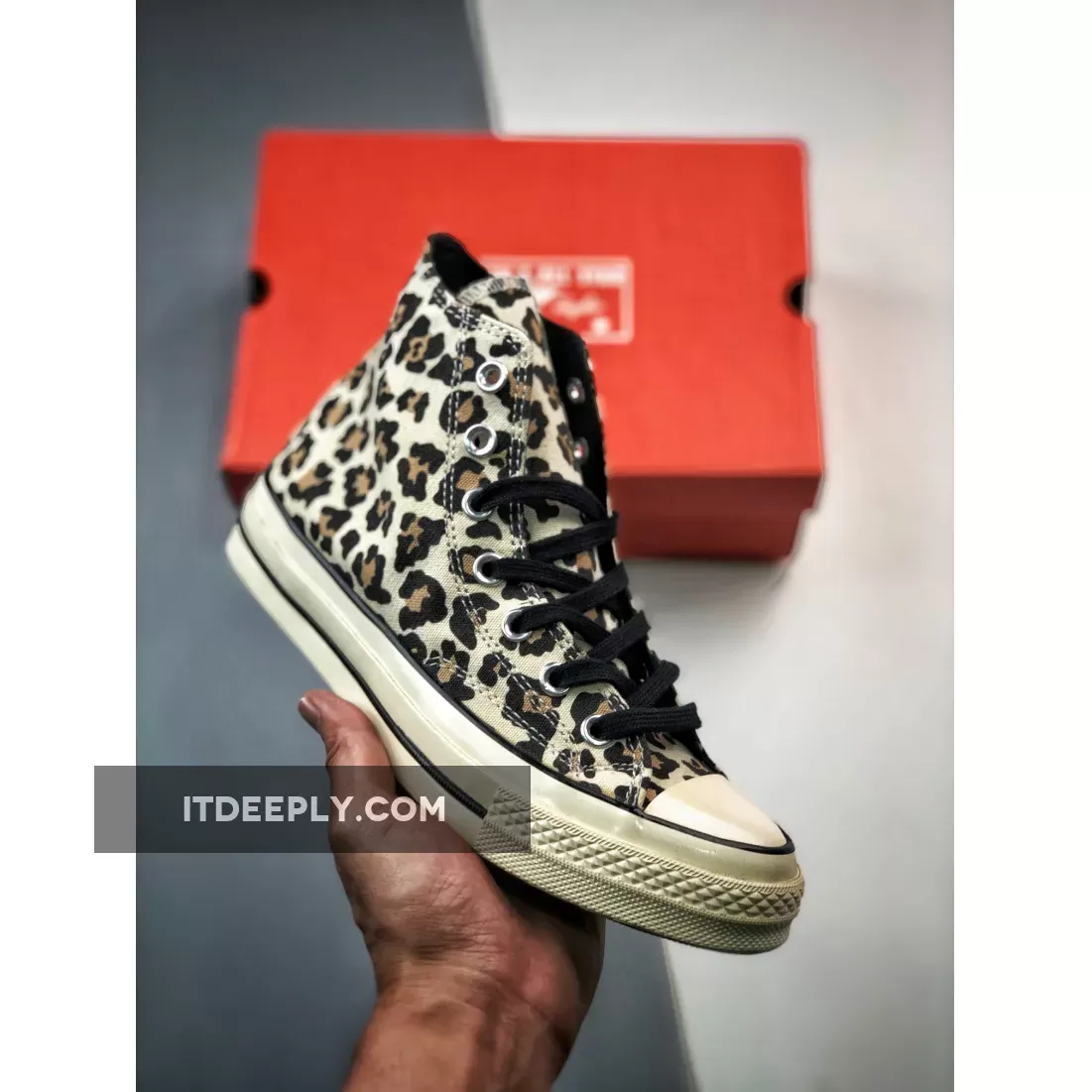 Converse Chuck 70 Hi Leopard / Brooks Ghost 14 Cheetah