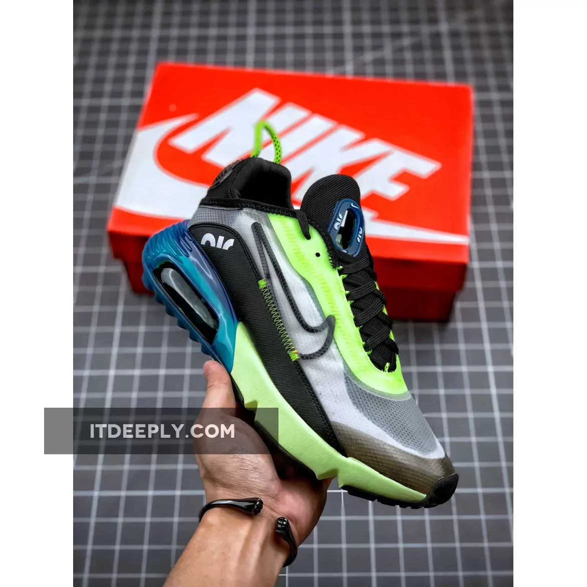 Nike Air Max 2090 White/Black-Volt-Blue Force BV9977-101