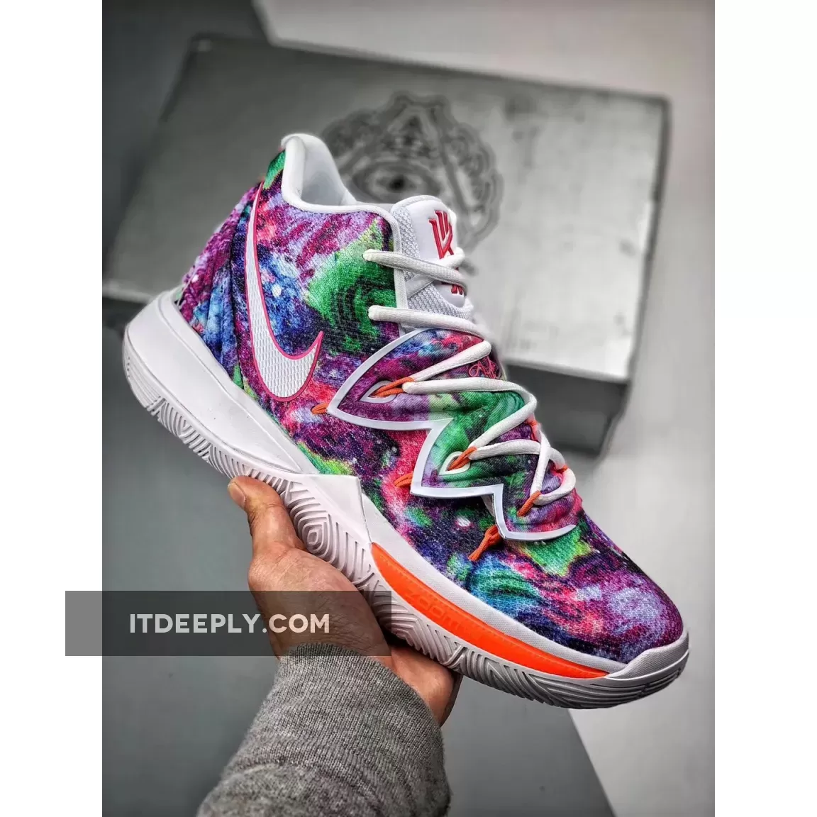 Nike Kyrie 5 PE 'Neon Blends' AO2919-107 #neon kyrie basketball shoes