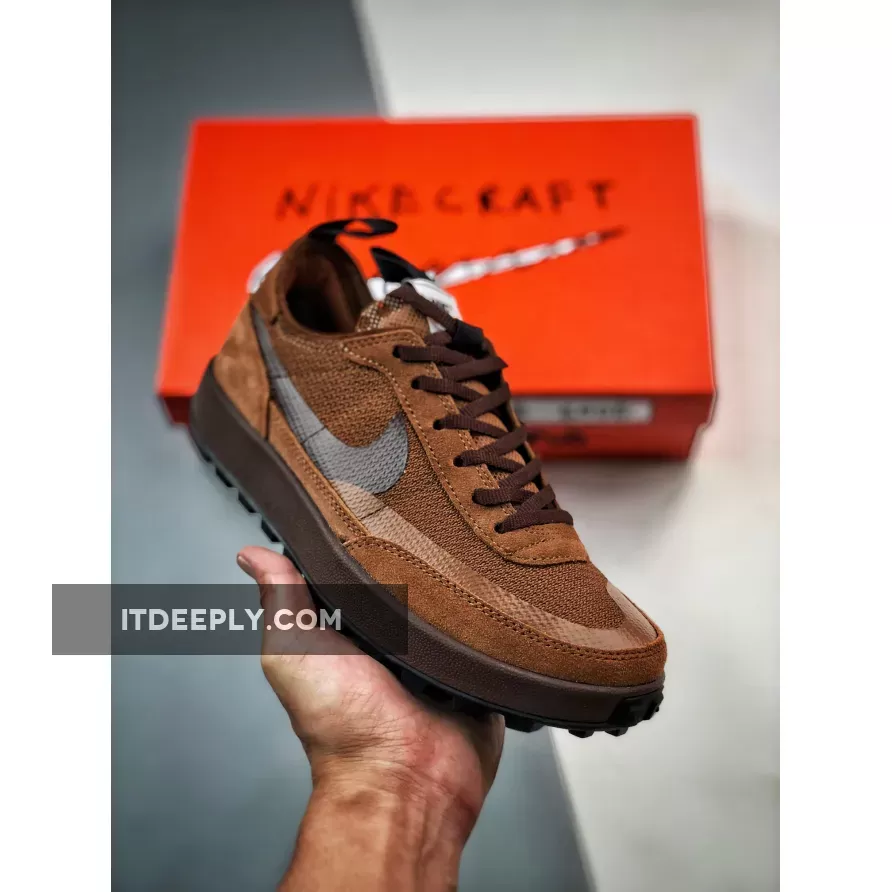 Tom Sachs X NikeCraft General Purpose Shoe Brown DA6672-201 tom sachs x nikecraft general purpose shoe 'brown'