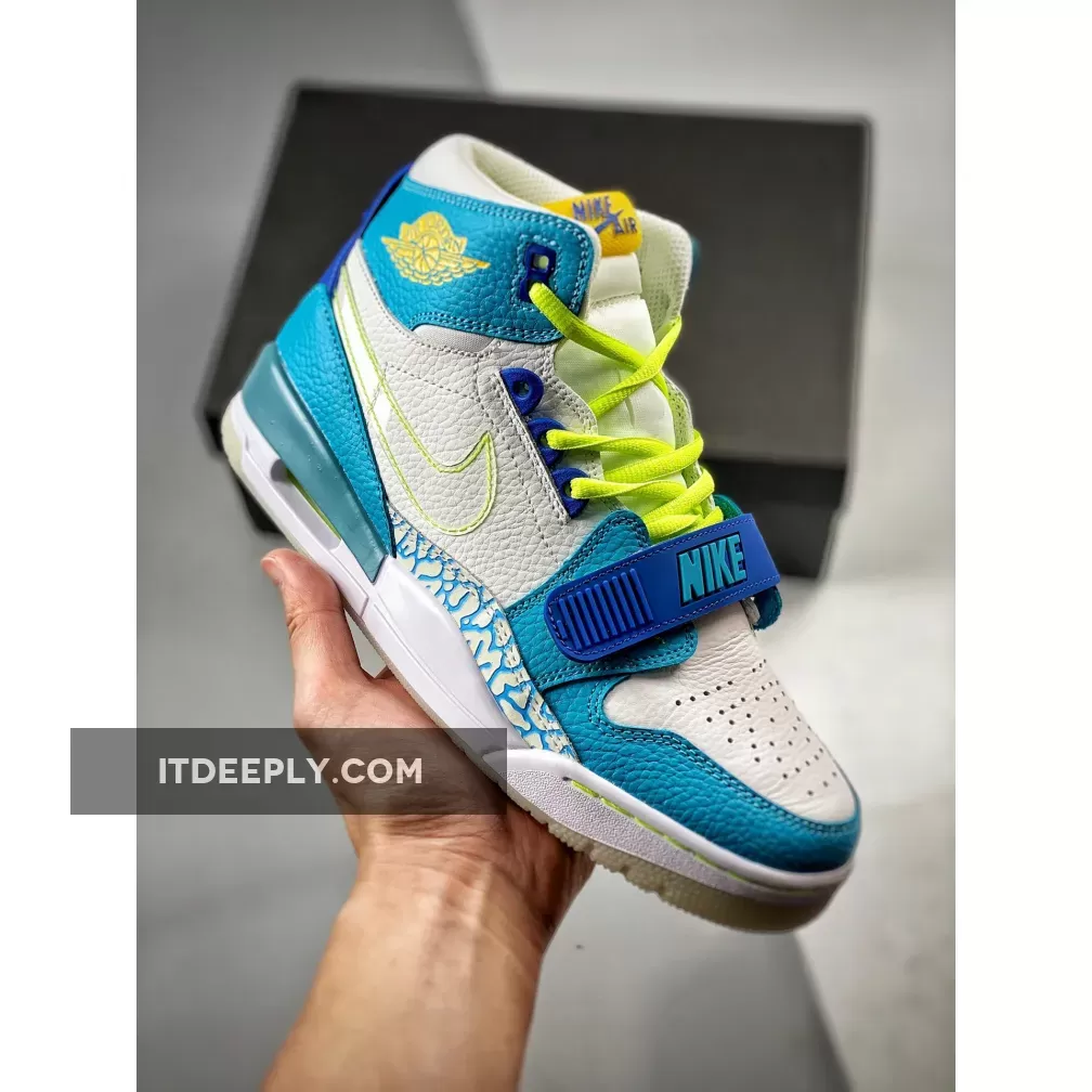 Jordan Legacy 312 'Fly' Blue Lagoon/Team Royal-Off White CI4446-400 Restock