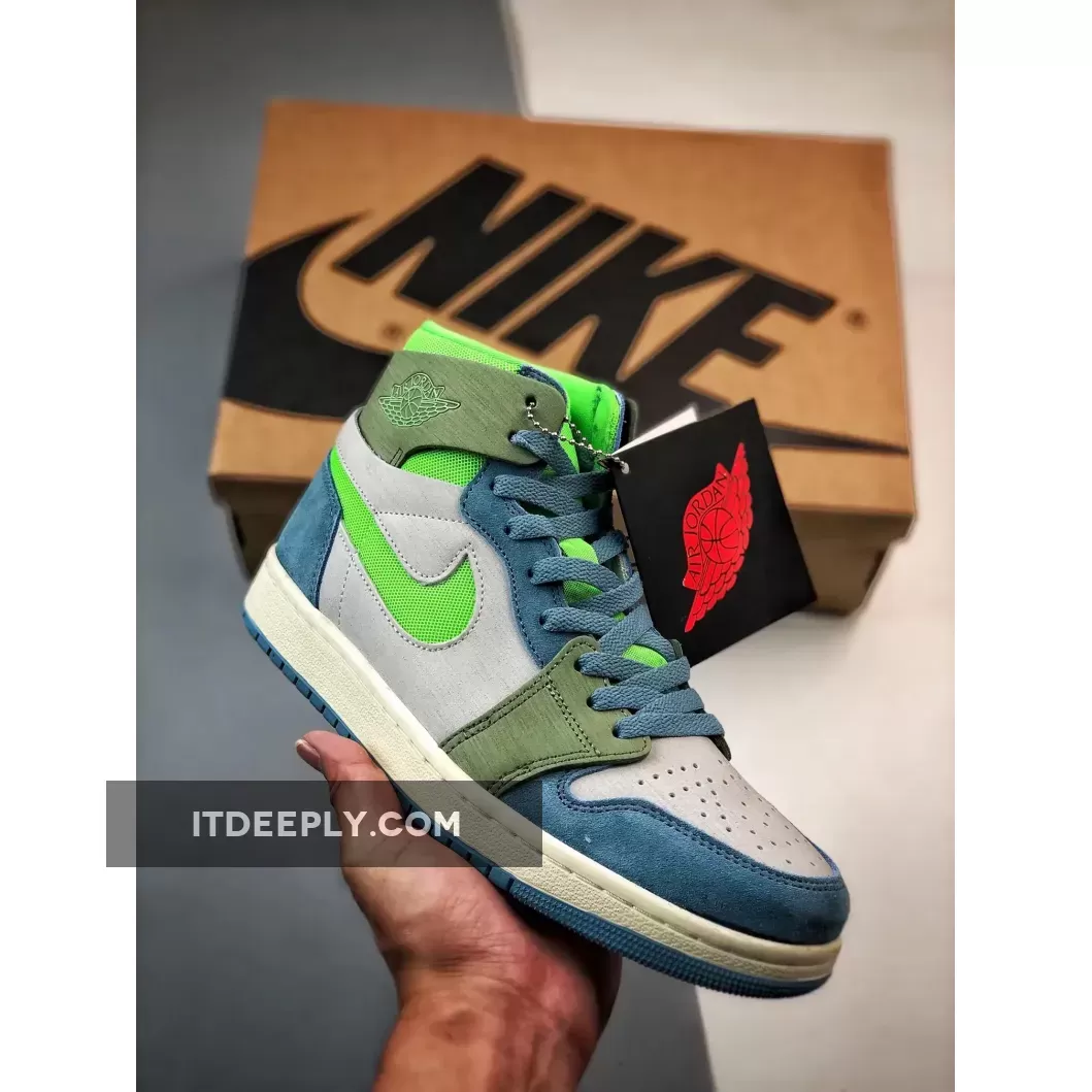 Air Jordan 1 Zoom CMFT 2 "Neon Green" DV1305-433