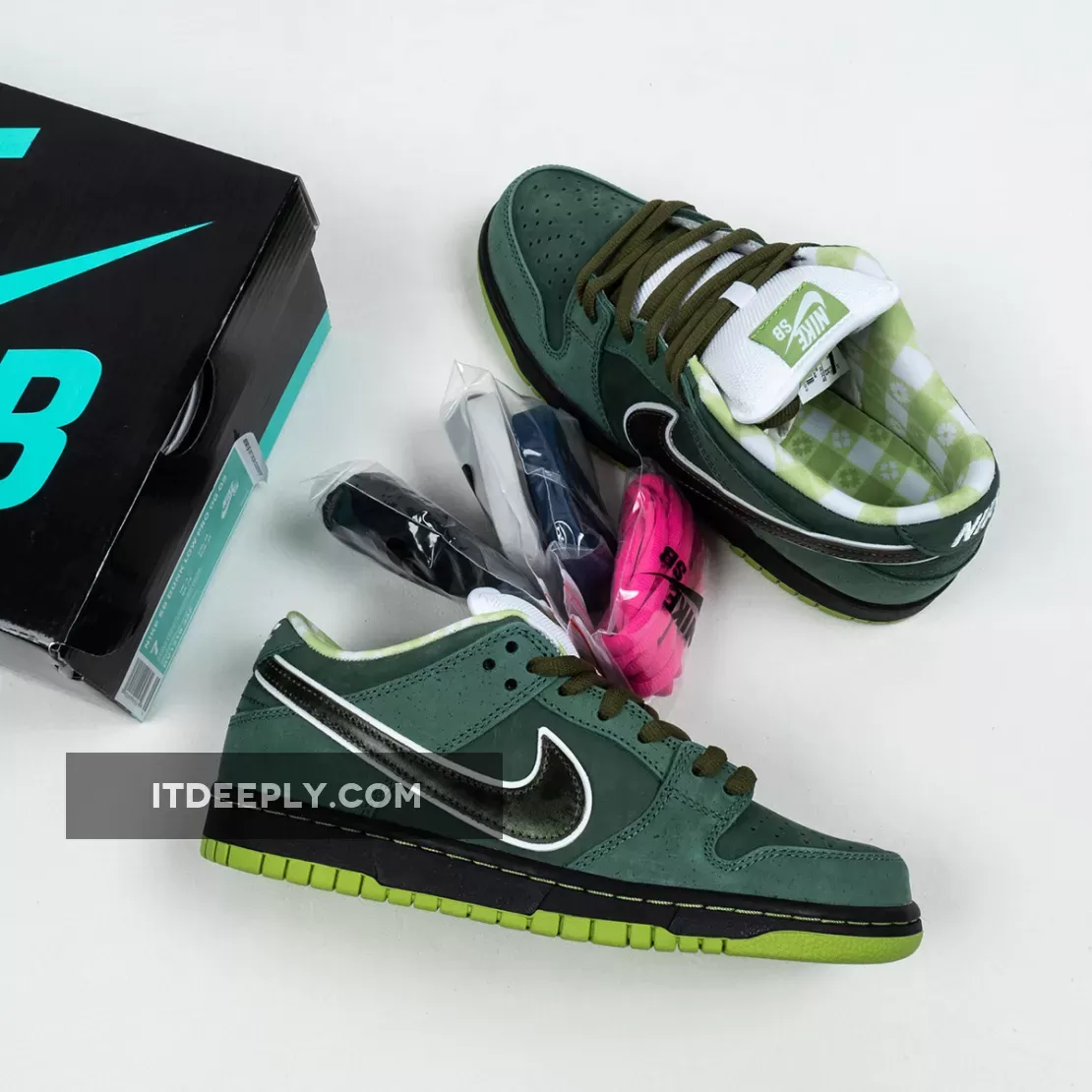 Concepts x Nike SB Dunk Low Green Lobster BV1310-337 / green lobster dunks