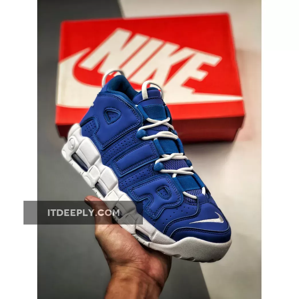 Nike Air More Uptempo Blue and White DM1023-400 / nike air uptempo blue and white