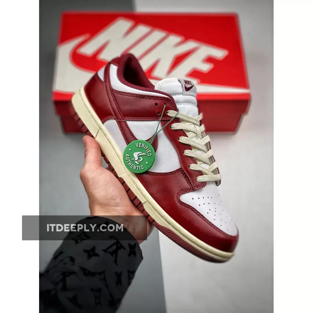 Nike Dunk Low PRM Team Red FJ4555-100 Restock