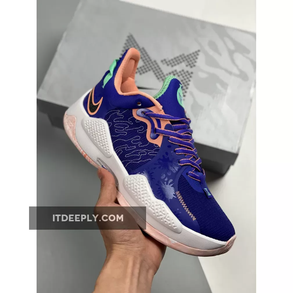 Nike PG 5 Lapis/Blue Void/Crimson Bliss CW3143-400 / pg 5 lapis