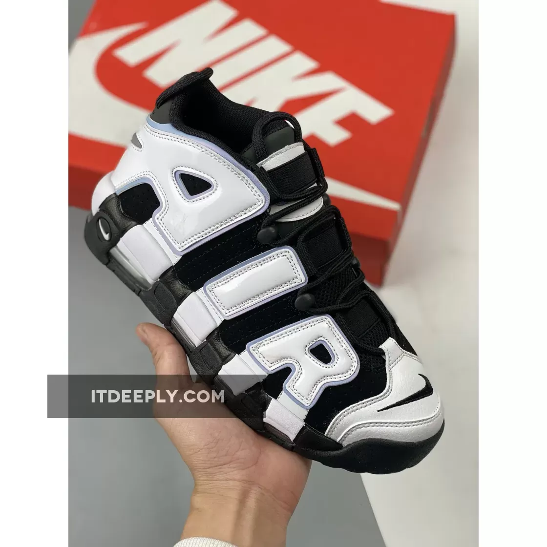 Air More Uptempo Black/Multi-Color/Cobalt Bliss/White | uptempo color DV0819-001