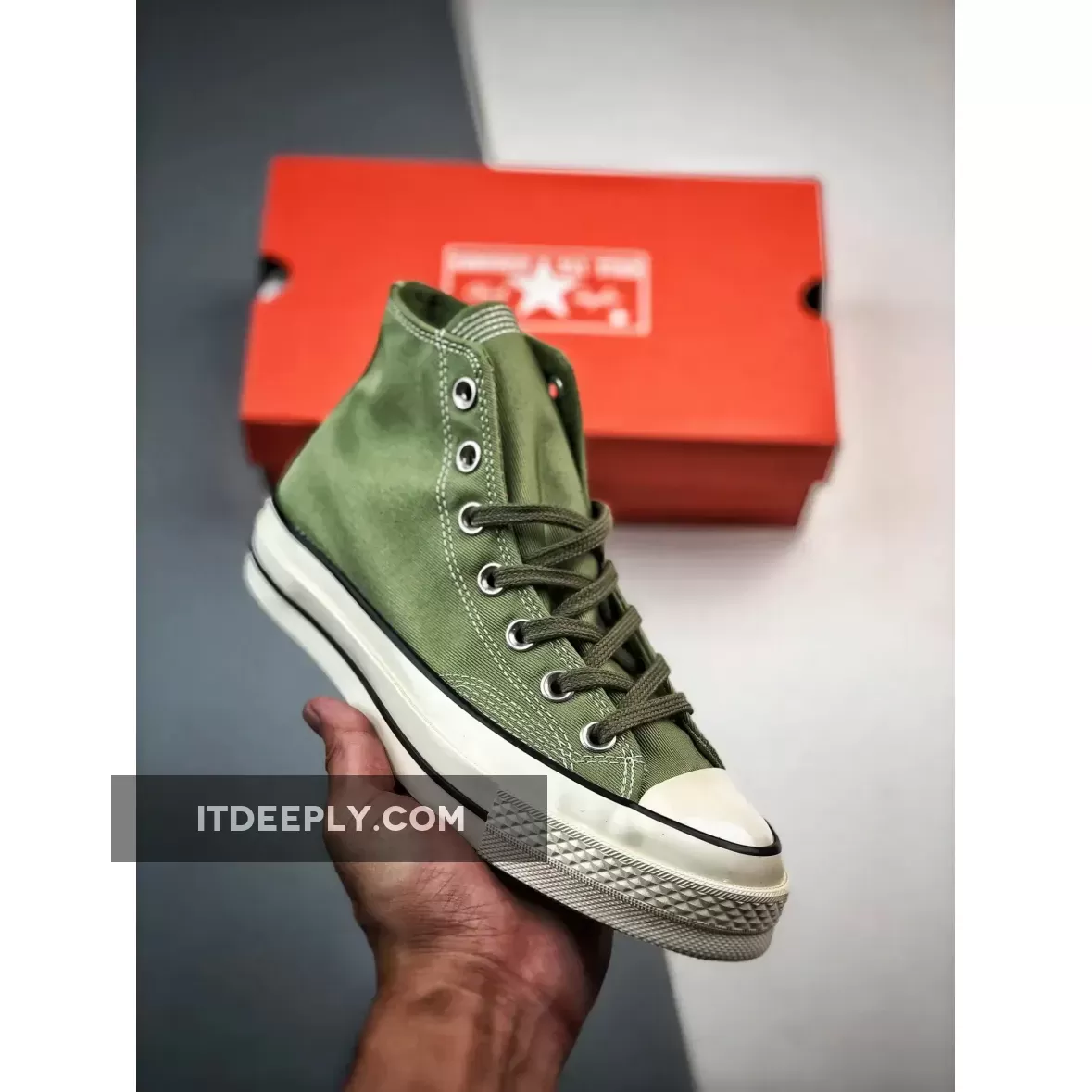 Converse Chuck 70 Clubhouse High Top Olive White A03439C