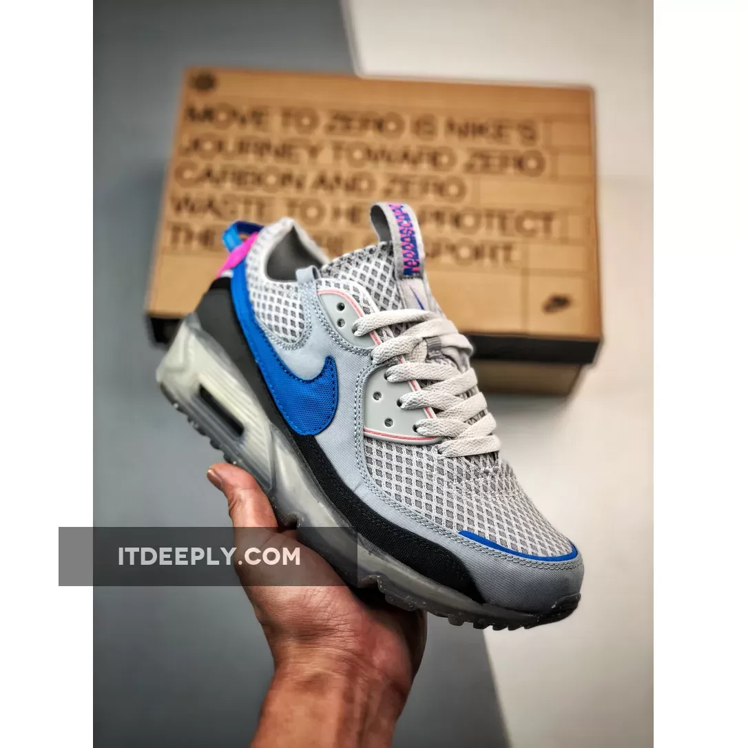 Nike Air Max 90 Terrascape Grey Blue Pink Online Sale