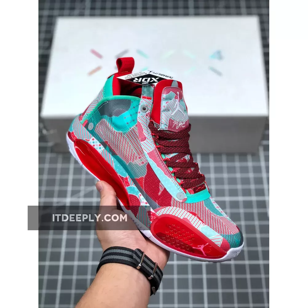 Air Jordan 34(XXXIV) "Wrapping Paper" Christmas PE