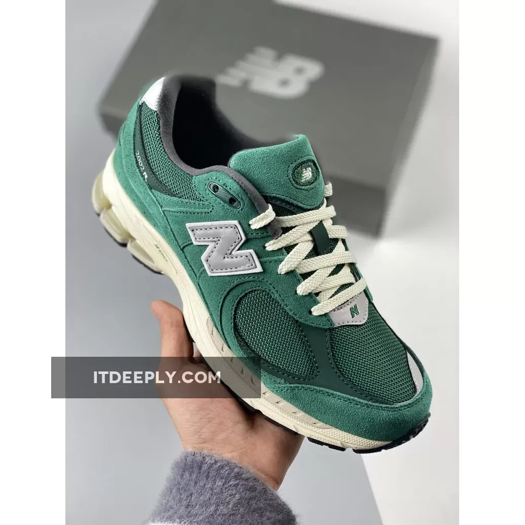 New Balance 2002R Forest Green/Off White/Grey | 2002r green M2002RHB