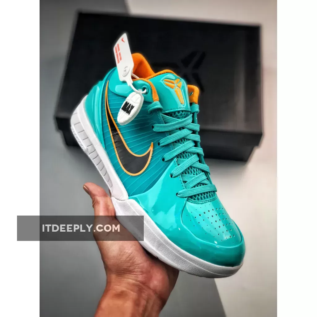 UNDEFEATED x Nike Kobe 4 Protro 'Demar DeRozan' Teal/Mango-White Kobe 4 Teal CQ3869-300