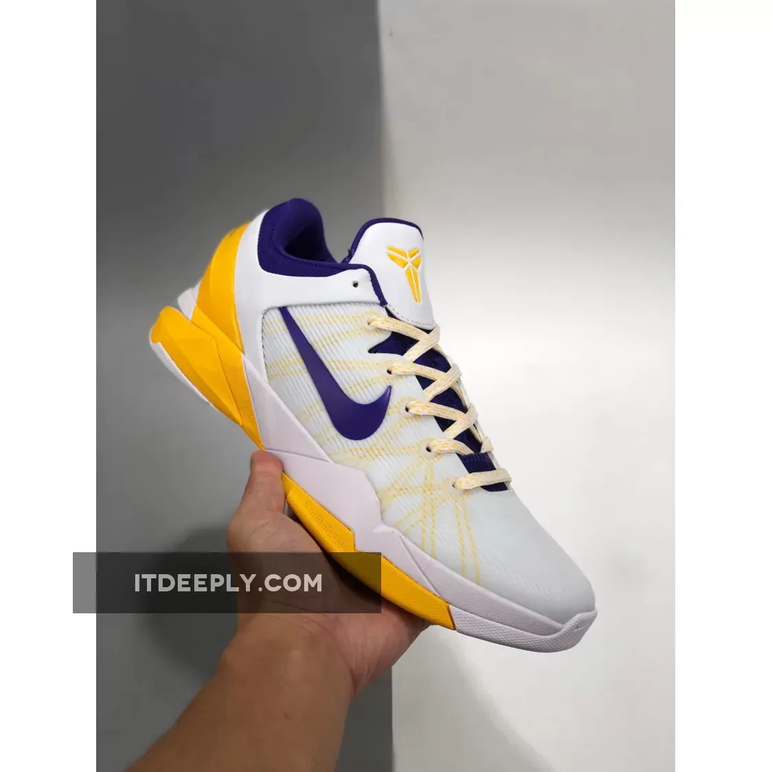 Nike Zoom Kobe 7 'Home' White/Concord-Del Sol-Pure Platinum / kobe 7 concord