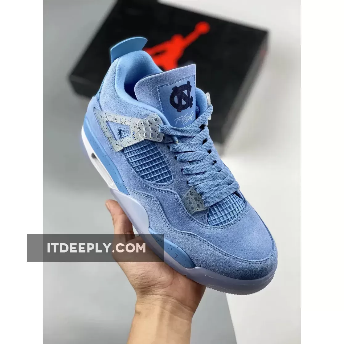 Air Jordan 4 Retro 'UNC' PE, Unc Jordan 4 Restock