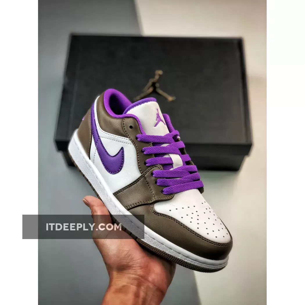 Air Jordan 1 Low Purple Mocha | berry jordans 553558-215