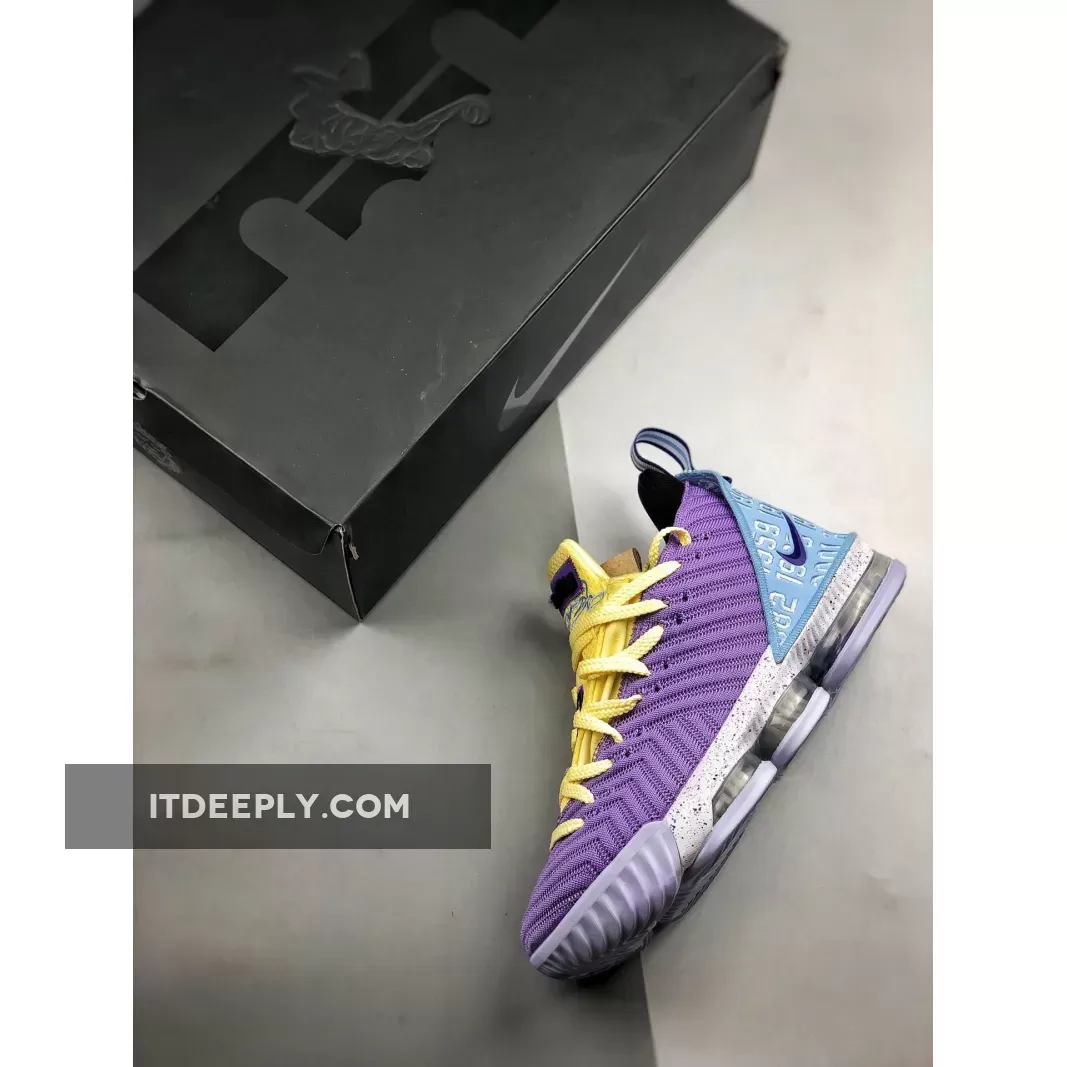 Lebron 16 Atomic Purple / Nike LeBron 16 'Heritage' Atomic Violet/Bicycle Yellow-Half Blue CK4765-500