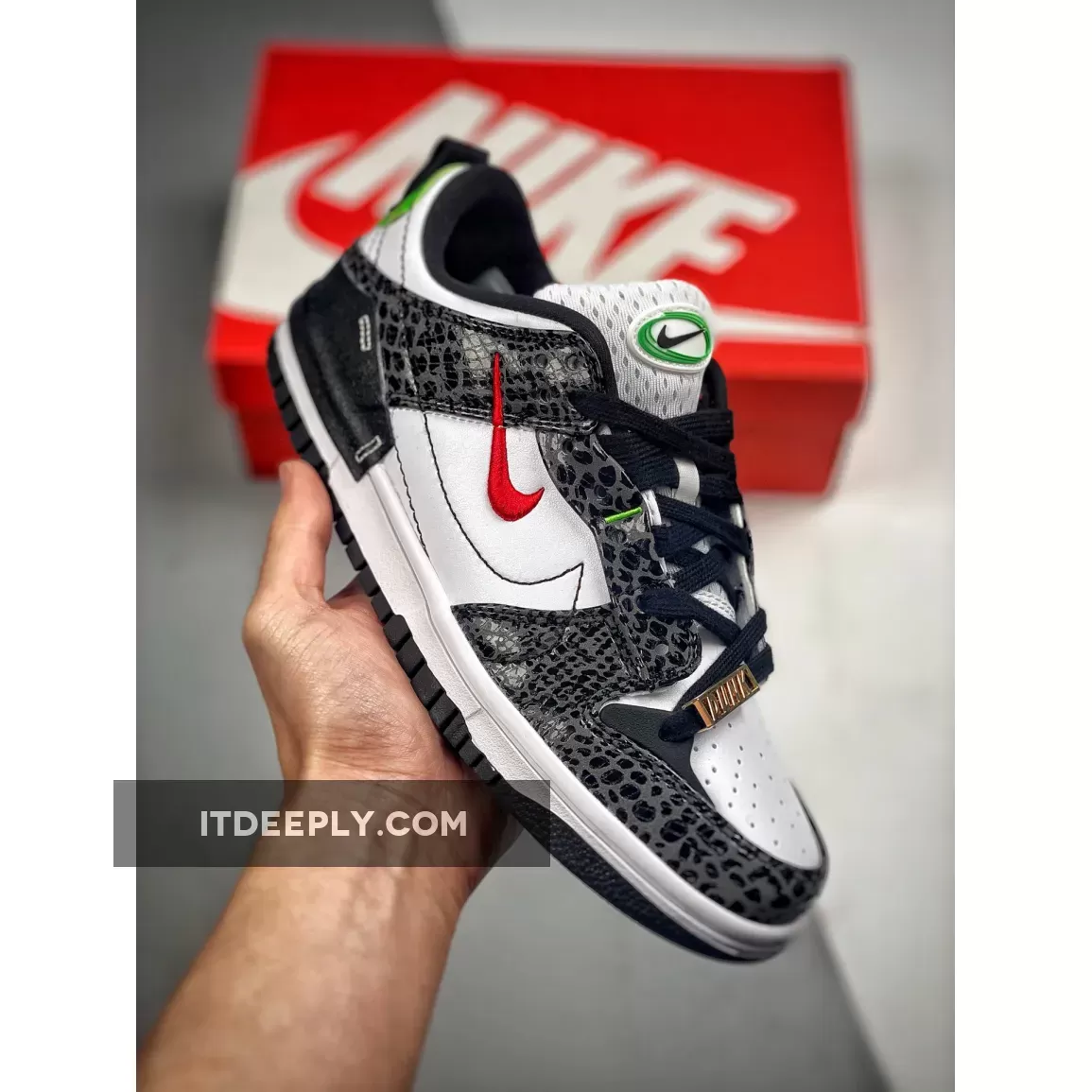 Nike Dunk Low Disrupt 2 'Just Do It' Black White DV1490-161 / nike low dunk disrupt