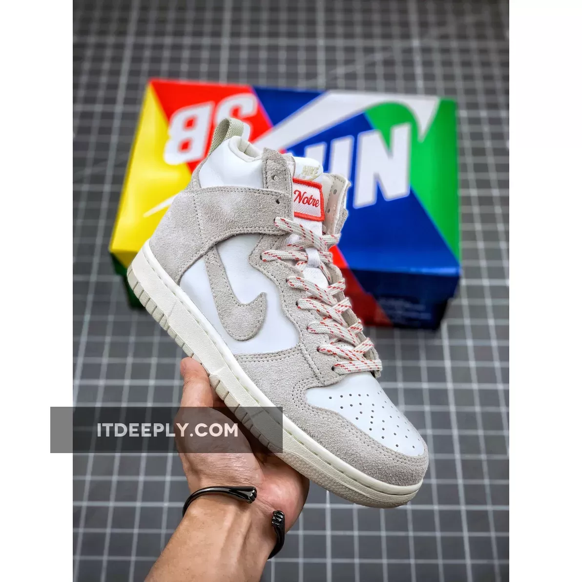 Notre x Nike Dunk High Light Orewood Brown #nike dunk high notre light orewood brown