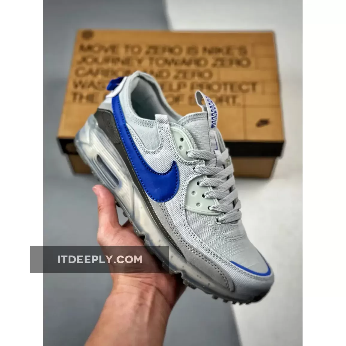 Nike Air Max 90 Terrascape Pure Platinum Hyper Royal