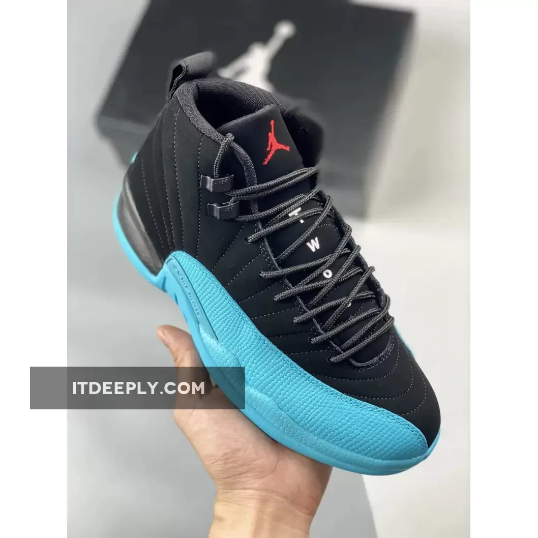 Air Jordan 12 Retro "Gamma Blue" Black/Gym Red-Gamma Blue | 12S BLUE