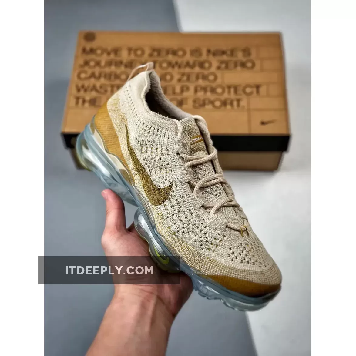 Air VaporMax 2023 Flyknit Sand Drift / Bronzine | VAPOR MAX DV1678-100