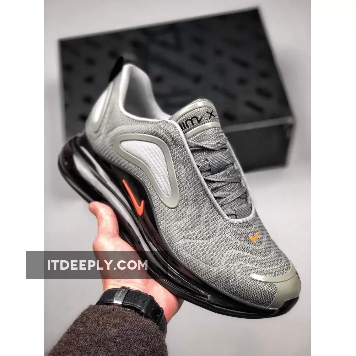 Nike Air Max 720 Grey Crimson CK0897-001 air max 720 cool grey