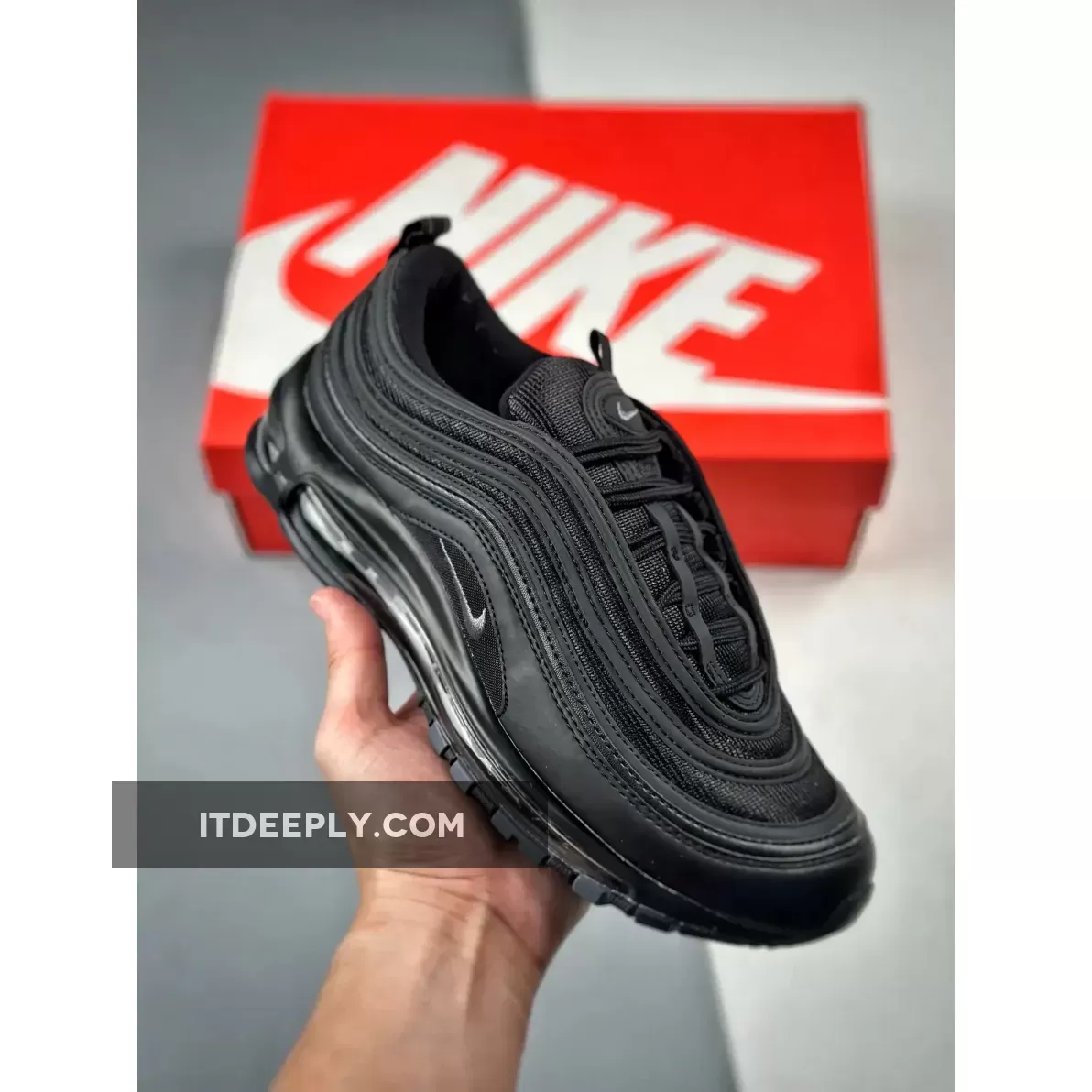 Nike Air Max 97 Black Dark Grey (Womens) 921733-001