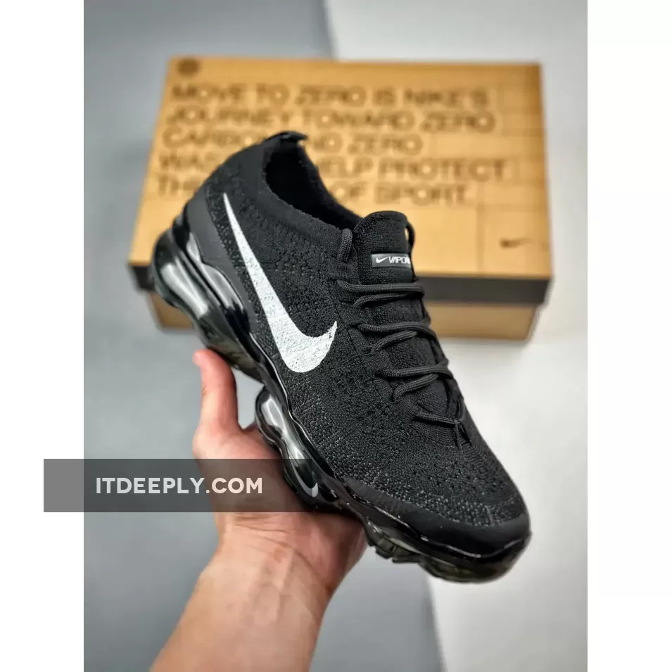 Nike Air VaporMax 2023 Flyknit Black Sail | 2023 vapor max