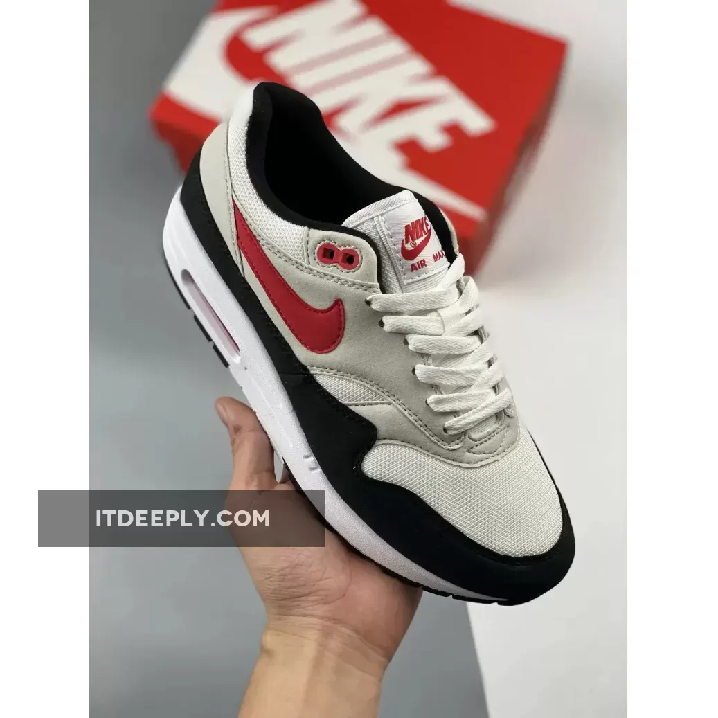 Nike Air Max 1 "Chili 2.0" White/Black-University Red