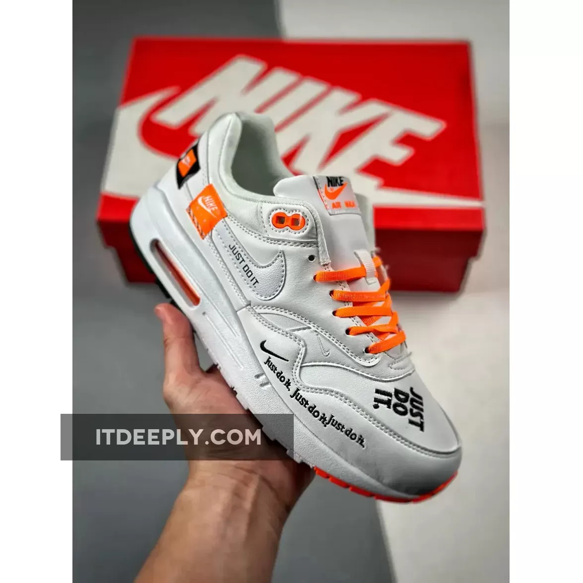 Nike Air Max 1 Just Do It Pack White Total Orange Restock