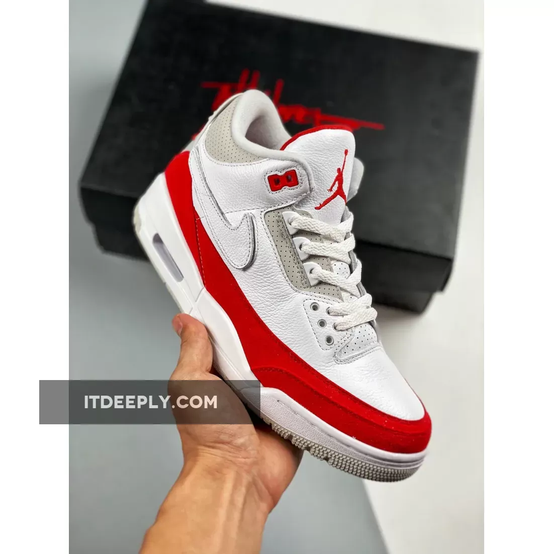 Air Jordan 3 Tinker Air Max 1 University Red/White / jordan 3 university red