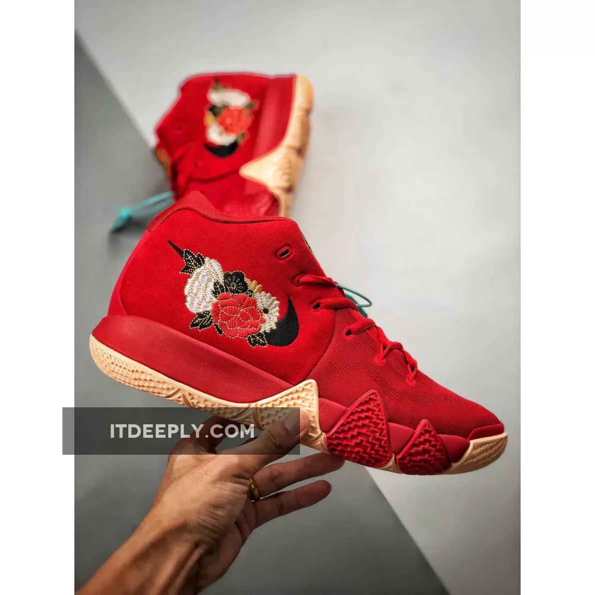 Nike Kyrie 4 'CNY' University Red/Black-Team Red / cny kyrie 4