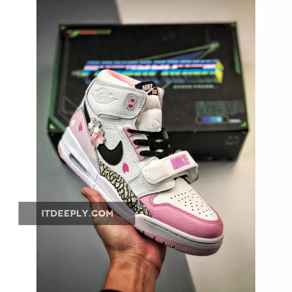 Jordan Legacy 312 White Black Pink Foam 1670503018 Restock