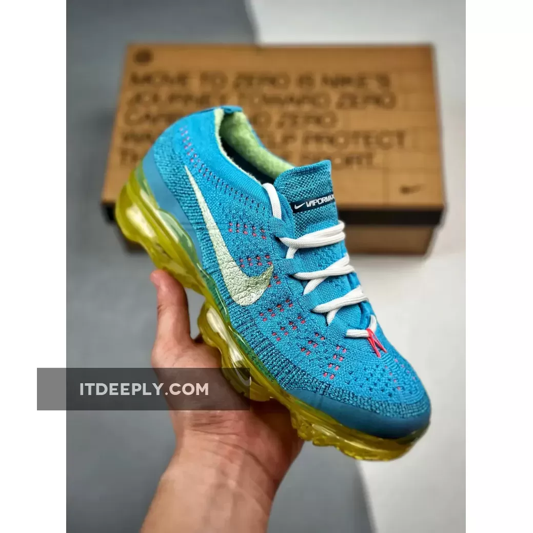 Nike Air VaporMax 2023 Flyknit Baltic Blue | green vapormax