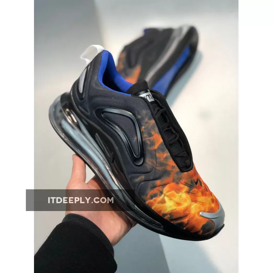 Nike Air Max 720 'Space Capsule' Black/Metallic Silver-Space Blue, air max 720 silver