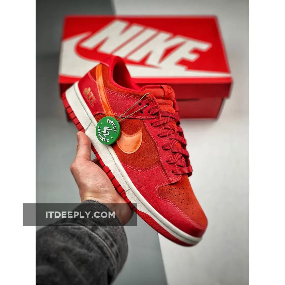 Nike Dunk Low 'ATL' University Red/Bright Crimson / Atl Sneakers